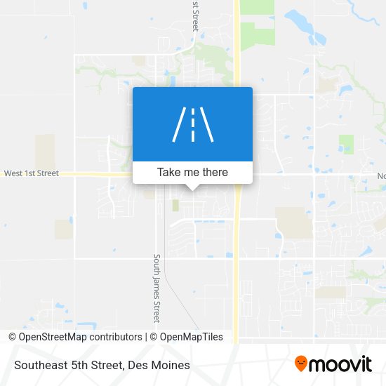 Southeast 5th Street map