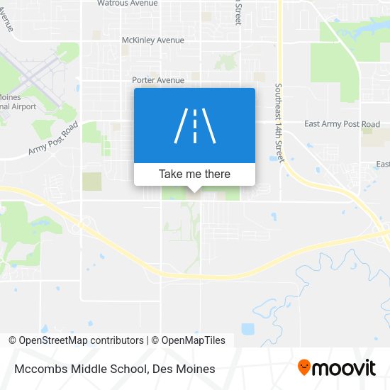Mccombs Middle School map