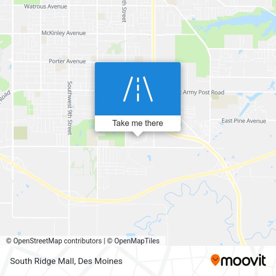 South Ridge Mall map