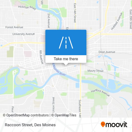 Mapa de Raccoon Street