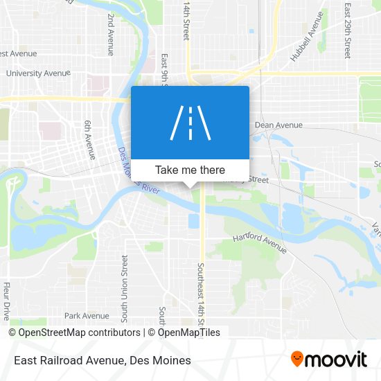 Mapa de East Railroad Avenue