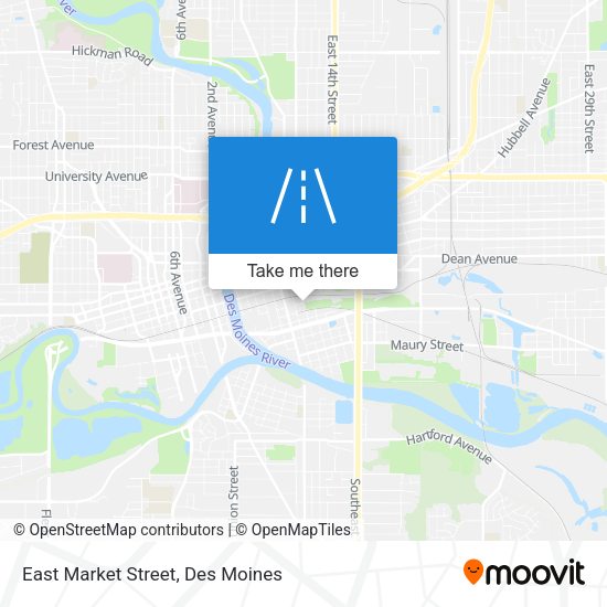 East Market Street map