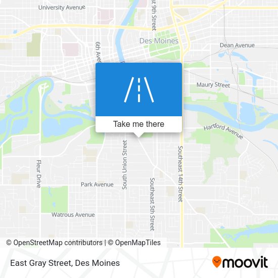 East Gray Street map