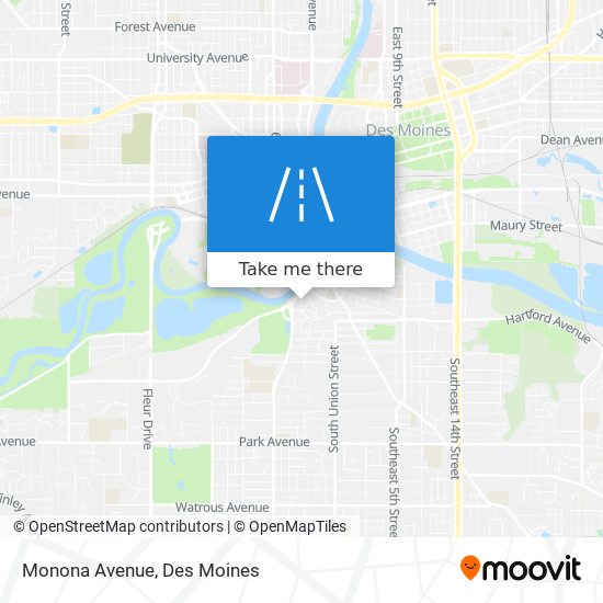 Mapa de Monona Avenue