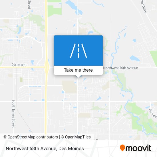 Northwest 68th Avenue map