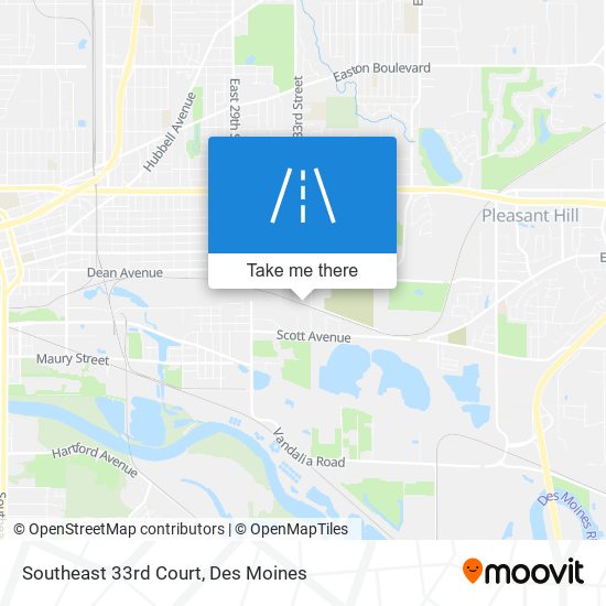 Southeast 33rd Court map