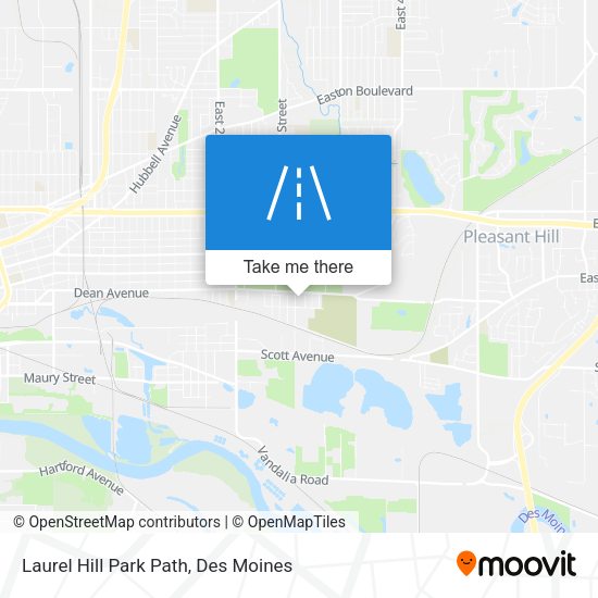 Laurel Hill Park Path map
