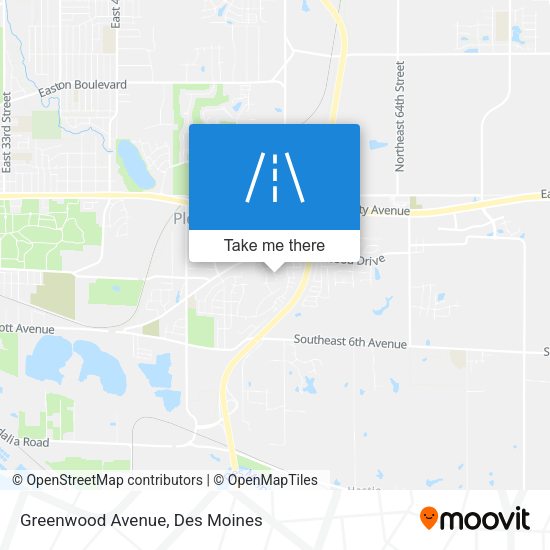 Mapa de Greenwood Avenue