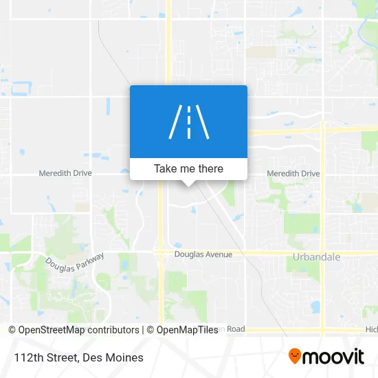 112th Street map