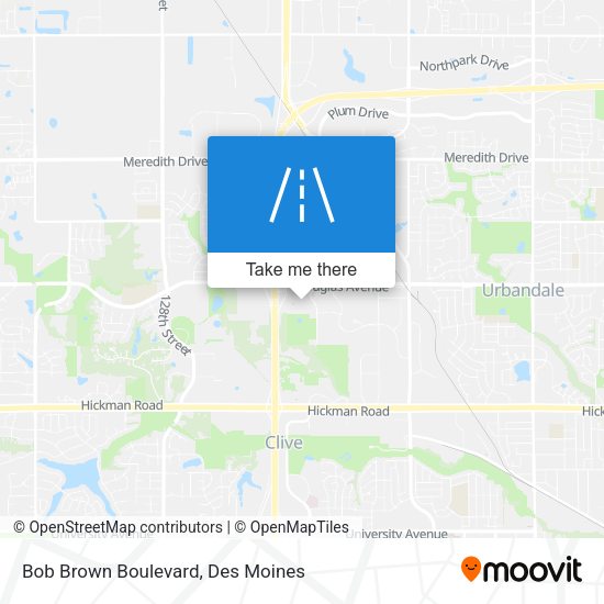 Bob Brown Boulevard map