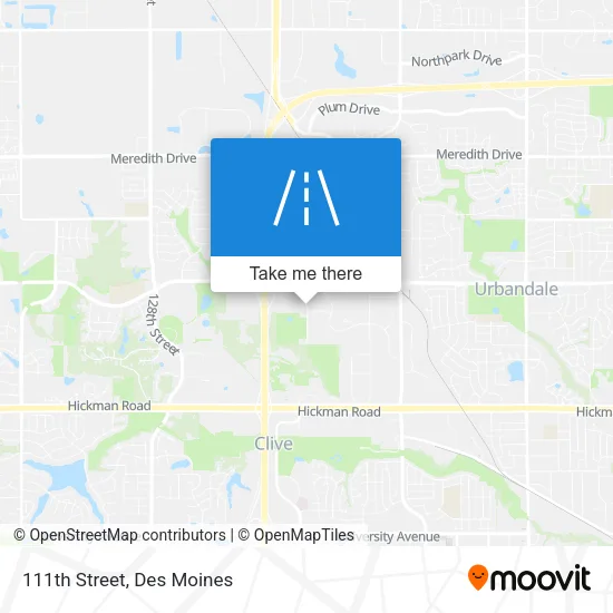 111th Street map