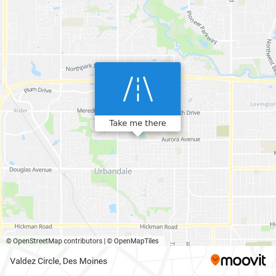 Valdez Circle map