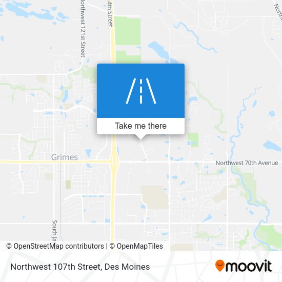 Northwest 107th Street map