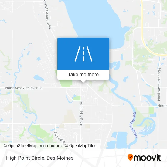 High Point Circle map