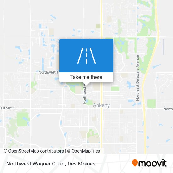 Northwest Wagner Court map