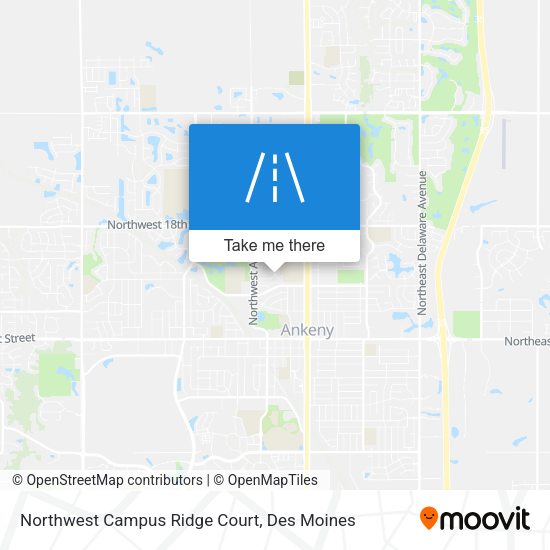 Northwest Campus Ridge Court map