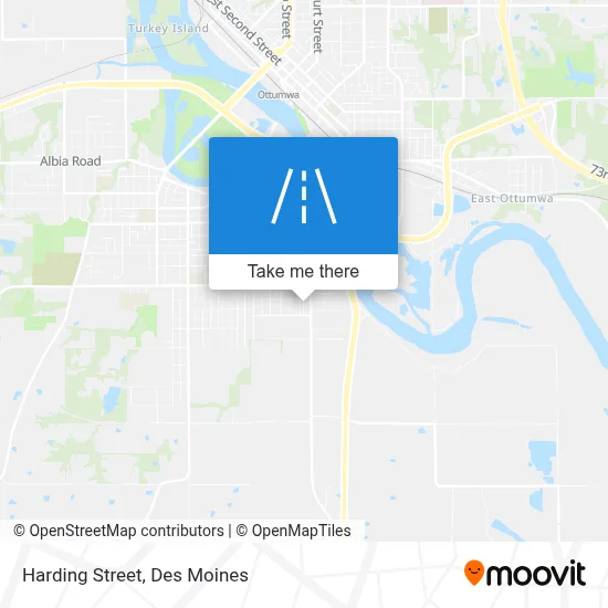 Harding Street map