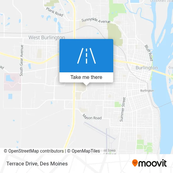 Terrace Drive map