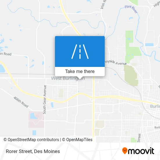 Rorer Street map
