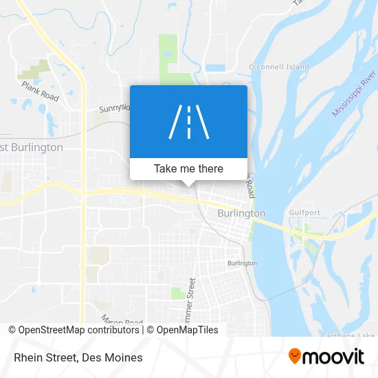 Rhein Street map
