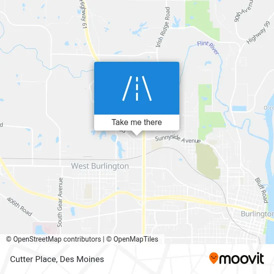 Cutter Place map
