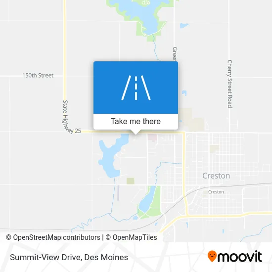 Summit-View Drive map