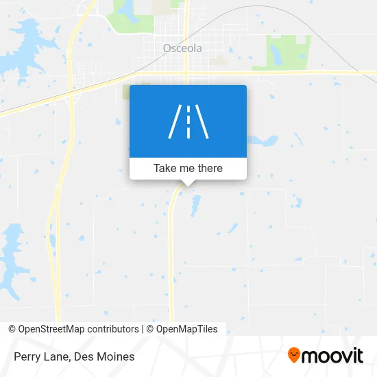 Perry Lane map