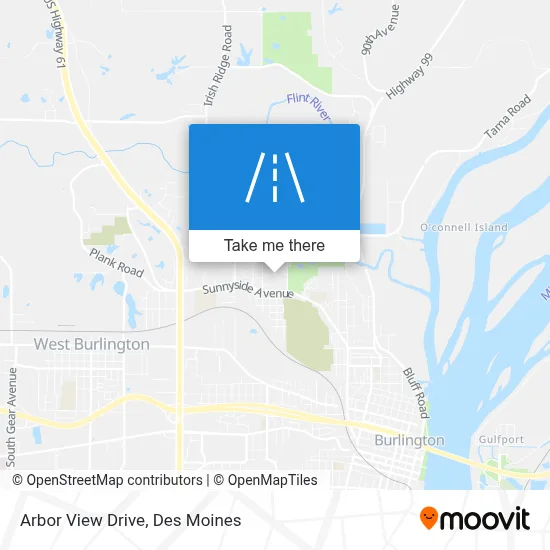Arbor View Drive map