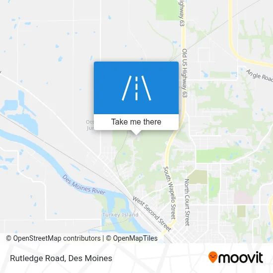 Rutledge Road map