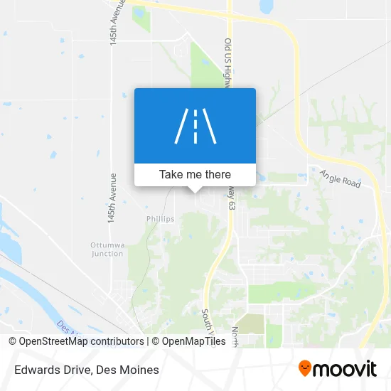 Edwards Drive map