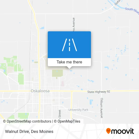Walnut Drive map