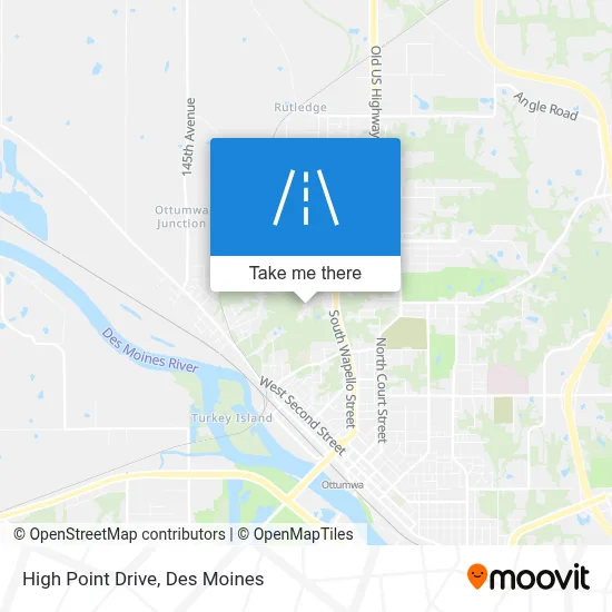 High Point Drive map