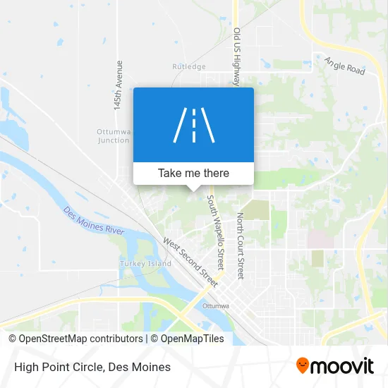 High Point Circle map