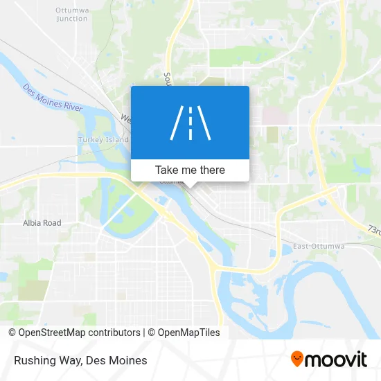 Rushing Way map