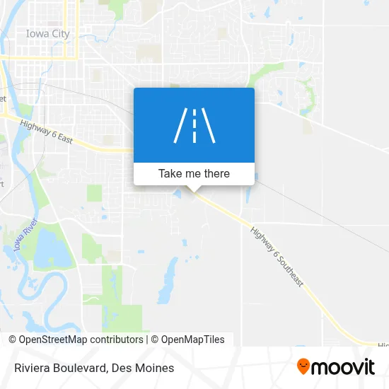 Riviera Boulevard map