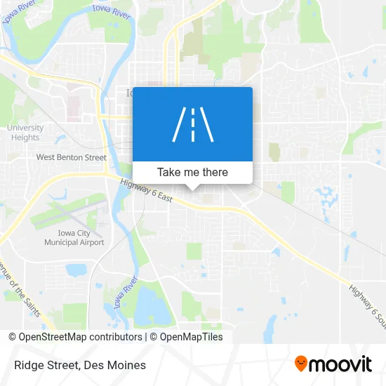 Ridge Street map