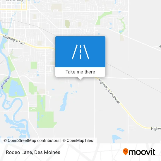 Rodeo Lane map