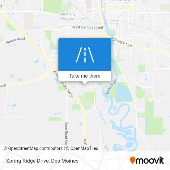 Spring Ridge Drive map