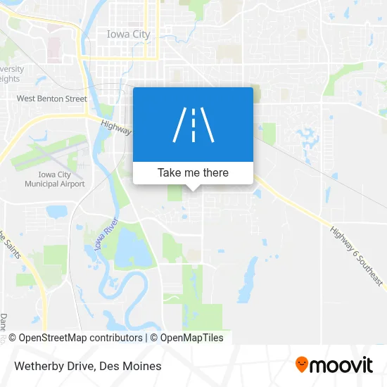 Wetherby Drive map
