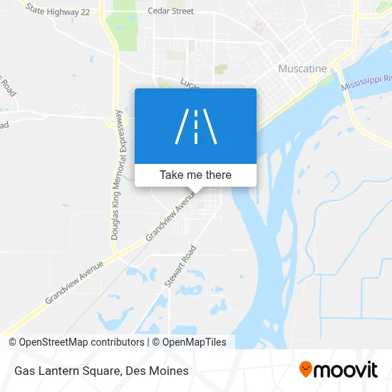 Gas Lantern Square map