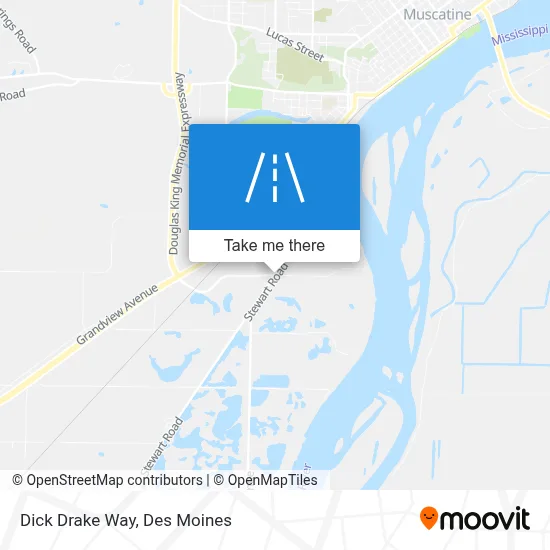 Dick Drake Way map
