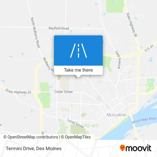 Termini Drive map