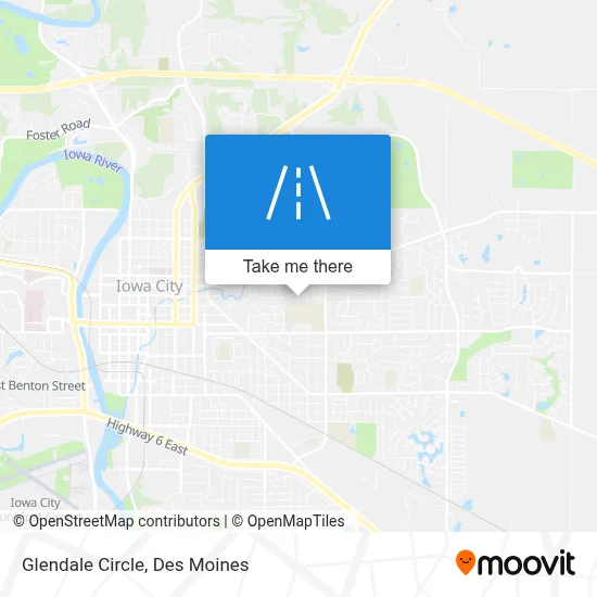 Glendale Circle map