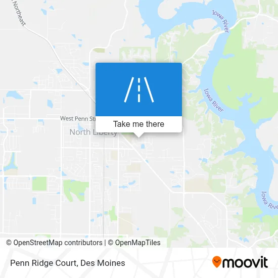 Penn Ridge Court map