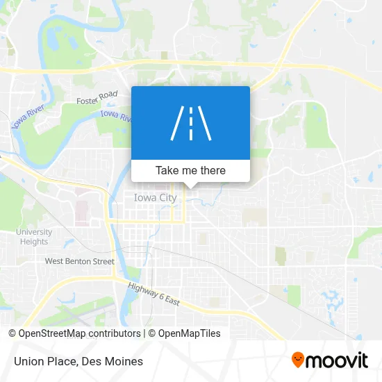 Union Place map