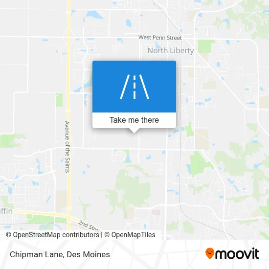 Chipman Lane map