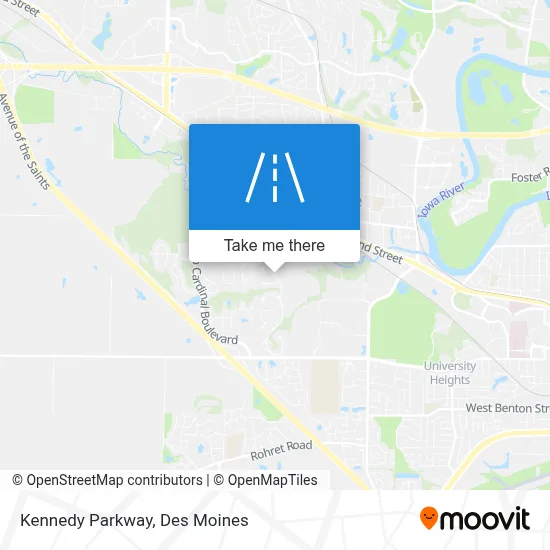 Kennedy Parkway map
