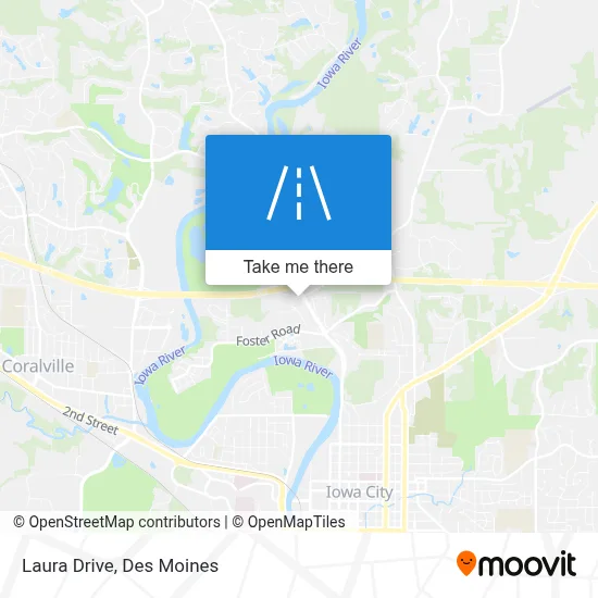 Laura Drive map