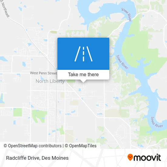 Radcliffe Drive map