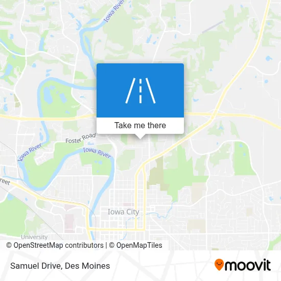 Samuel Drive map